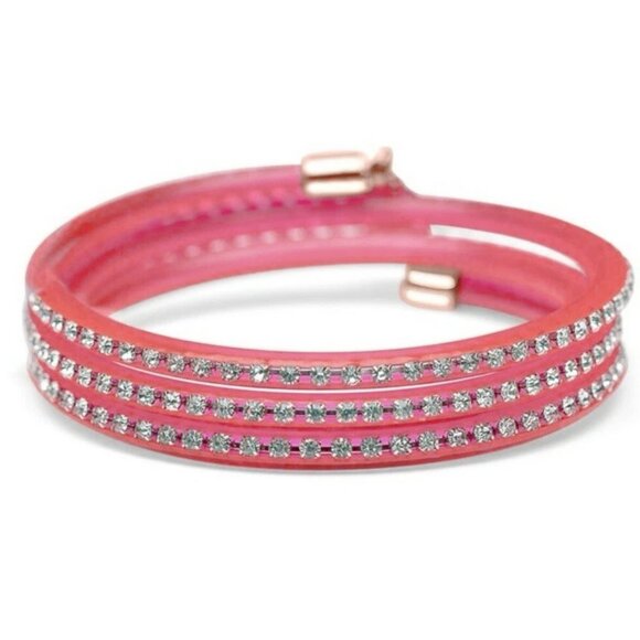 Marc by Marc Jacobs Slinky Wrap Bracelet in Knockout Pink NWT - Picture 5 of 5